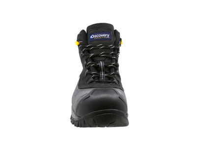 Bota Industrial Dielectrica de piel con puntera de protección Discovery 2187 Negro