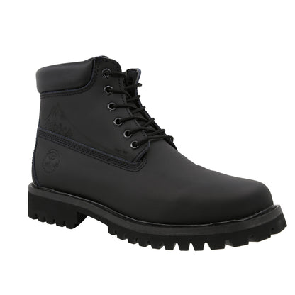 Bota Urbana de piel Afrika 1600 Grasso Negro