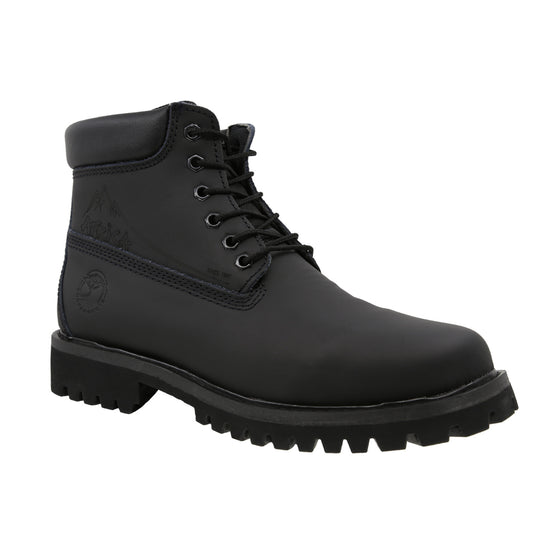 Bota Urbana de piel Afrika 1600 Grasso Negro
