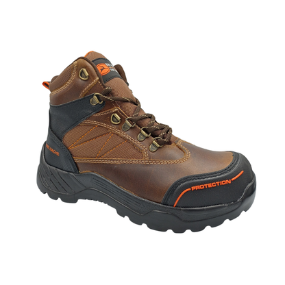 Bota Industrial de piel con puntera de protección NH C50 Crazy Cobre