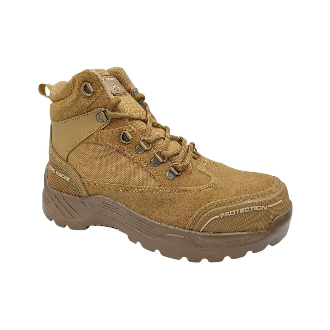 Bota Industrial de piel con puntera de protección NH C50 Nobuck Coyote