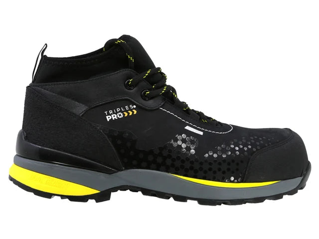 Bota Industrial Dielectrica con puntera de protección Triples Pro 524 Negro