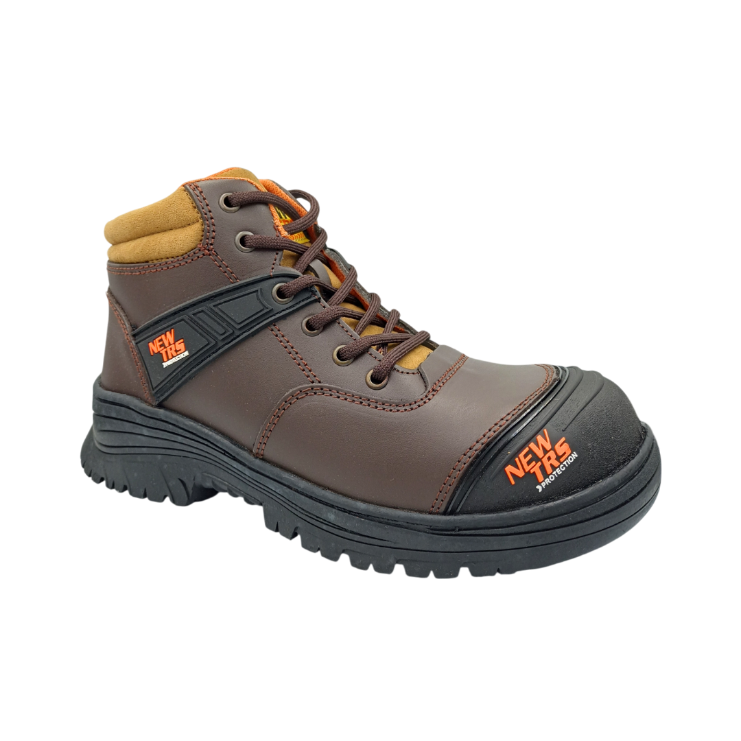Bota Industrial de piel New Trs 650 Napa Café para Hombre - tres cuartos
