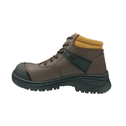 Bota Industrial de piel New Trs 650 Napa Café para Hombre - lateral izquierdo