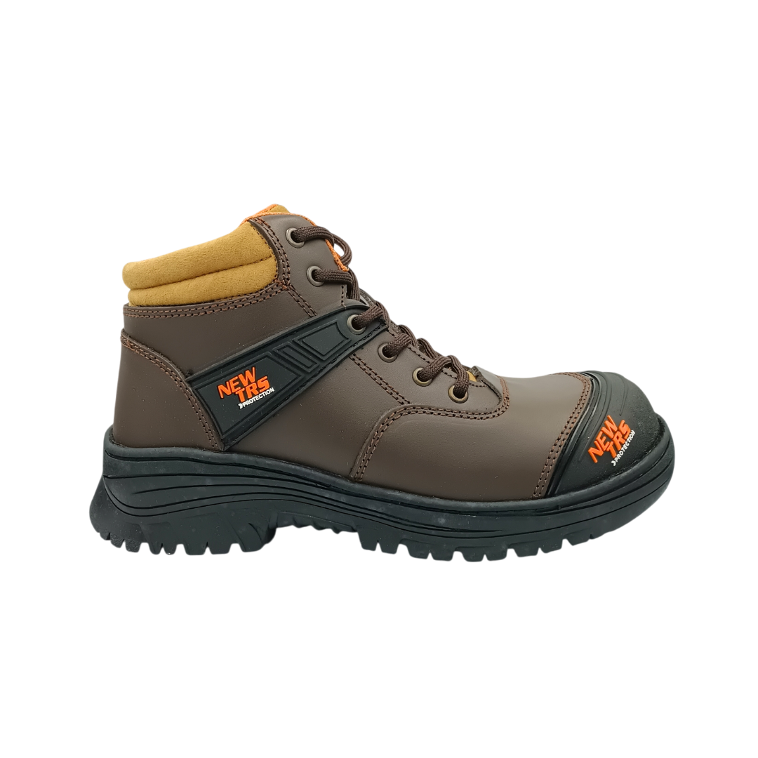 Bota Industrial de piel New Trs 650 Napa Café para Hombre - lateral