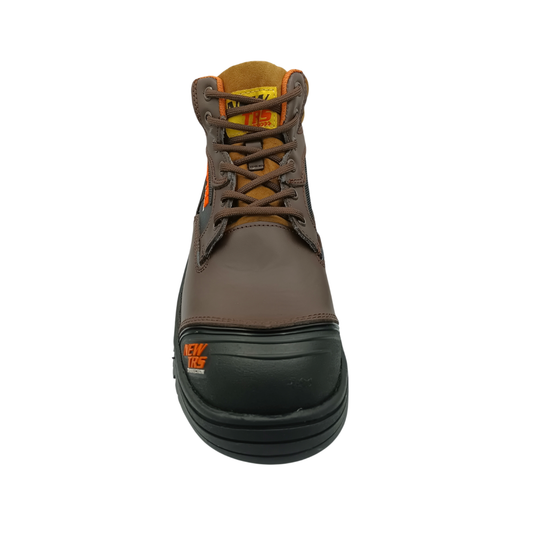 Bota Industrial de piel New Trs 651 Napa Café para Hombre - frontal