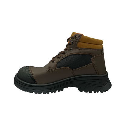 Bota Industrial de piel New Trs 651 Napa Café para Hombre - lateral izquierda