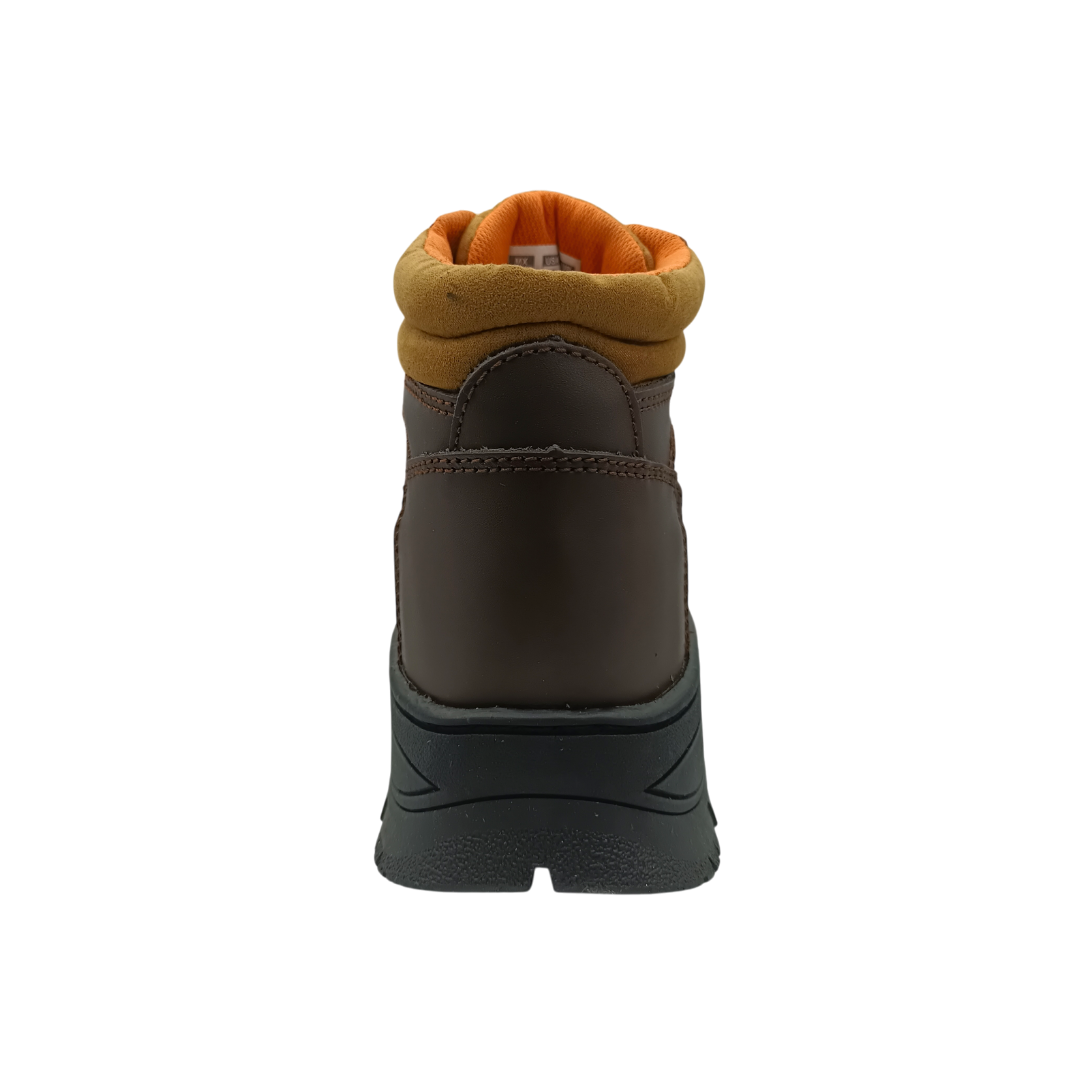 Bota Industrial de piel New Trs 651 Napa Café para Hombre - atras