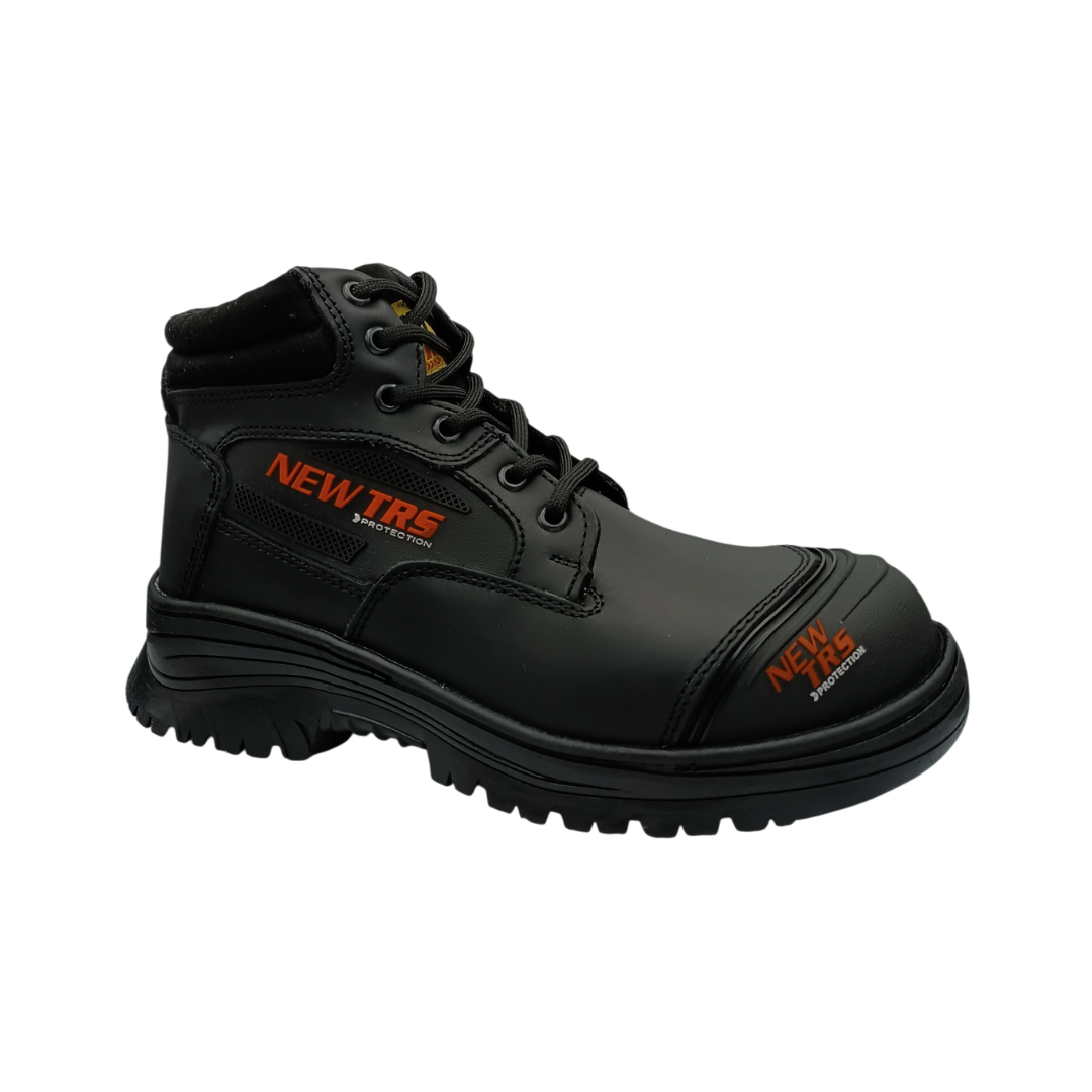 Bota Industrial de piel New Trs 651 Napa Negro para Hombre - tres cuartos