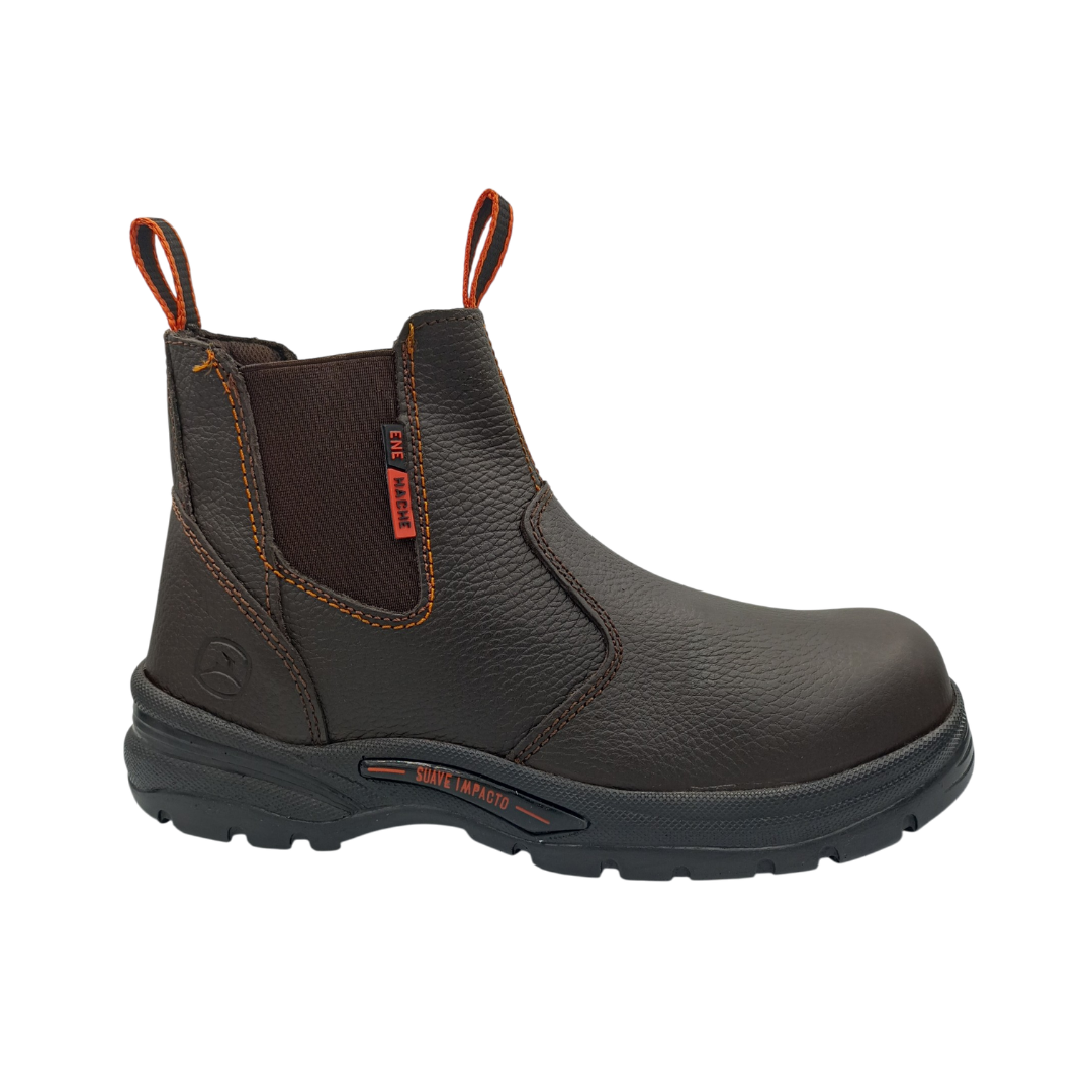 Bota Industrial de piel NH C70 Dakota Choco para Hombre - lateral