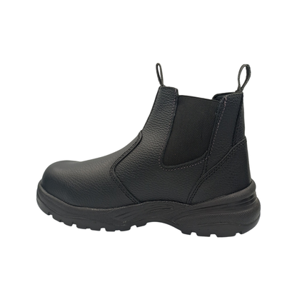 Bota Industrial de piel NH C70 Dakota Negro para Hombre - lateral izquierdo