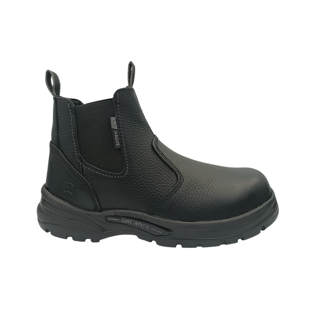 Bota Industrial de piel NH C70 Dakota Negro para Hombre - lateral