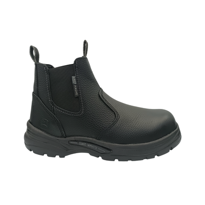 Bota Industrial de piel NH C70 Dakota Negro para Hombre - lateral