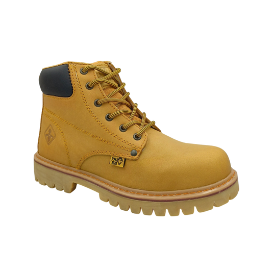 Bota Industrial de piel PMA 136 Napa Miel para Hombre - tres cuartos