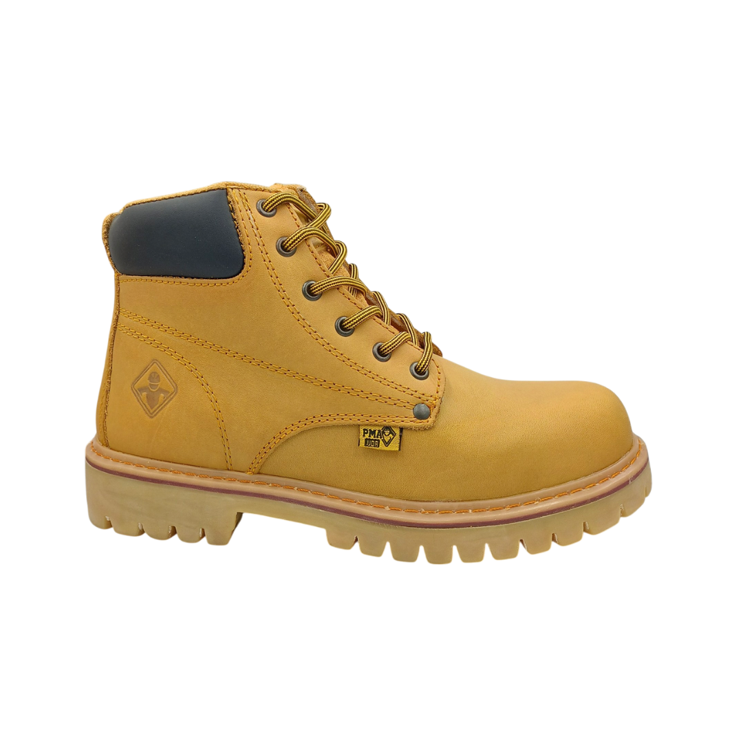 Bota Industrial de piel PMA 136 Napa Miel para Hombre - lateral