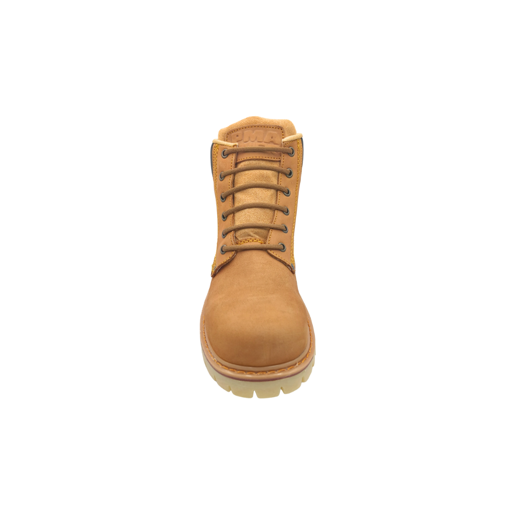 Bota Industrial de piel PMA 136 Nobuck Oro para Hombre - frontal