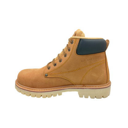 Bota Industrial de piel PMA 136 Nobuck Oro para Hombre - lateral izq