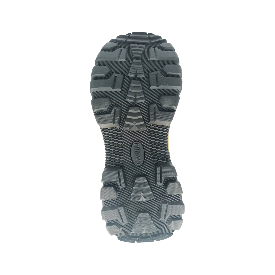 Bota Industrial Dielectrica de piel Caribu 950 Nobuck Paja para Hombre - suela