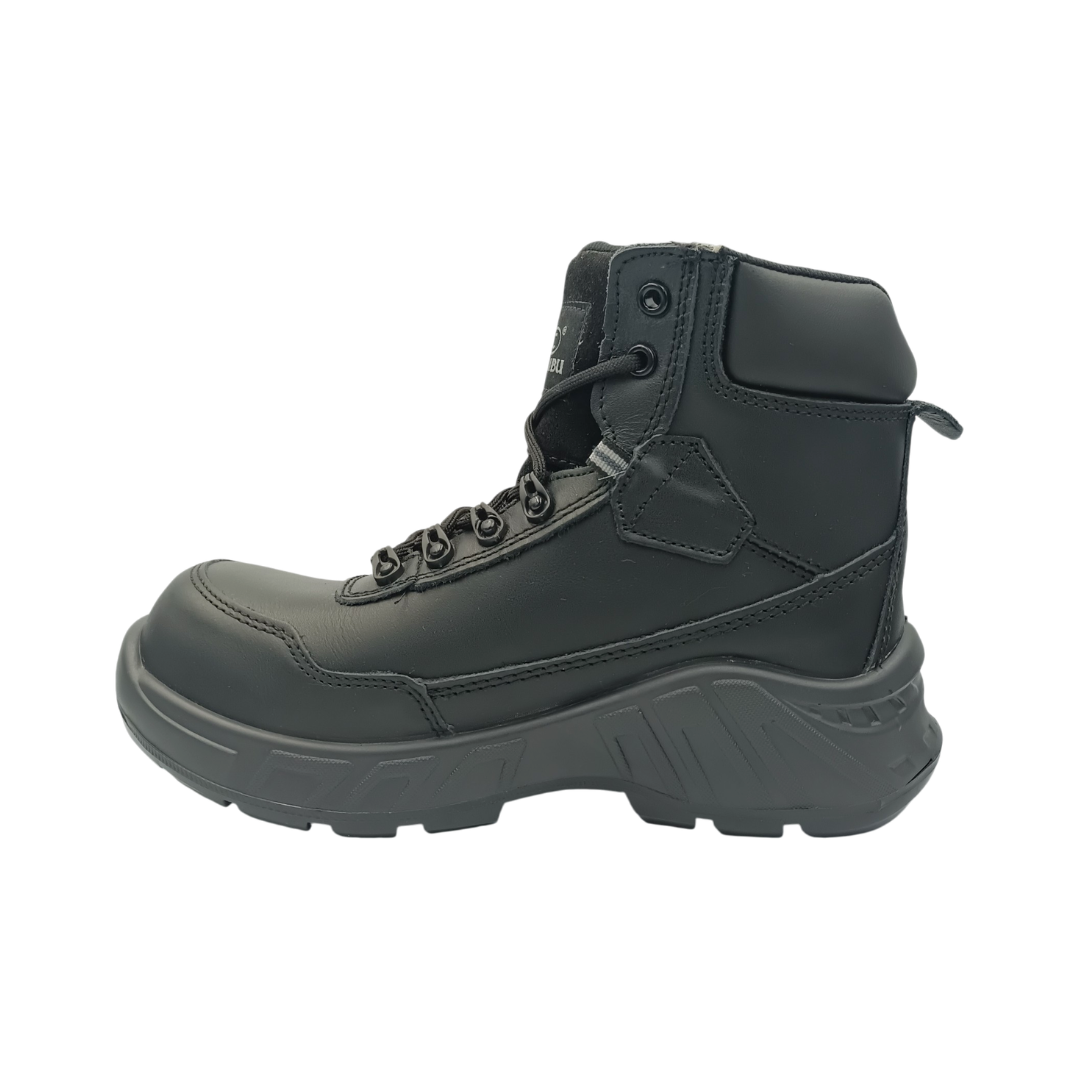 Bota Industrial Dielectrica de piel Caribu 954 Húngaro Negro para Hombre - lateral izquierdo