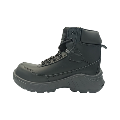 Bota Industrial Dielectrica de piel Caribu 954 Húngaro Negro para Hombre - lateral izquierdo