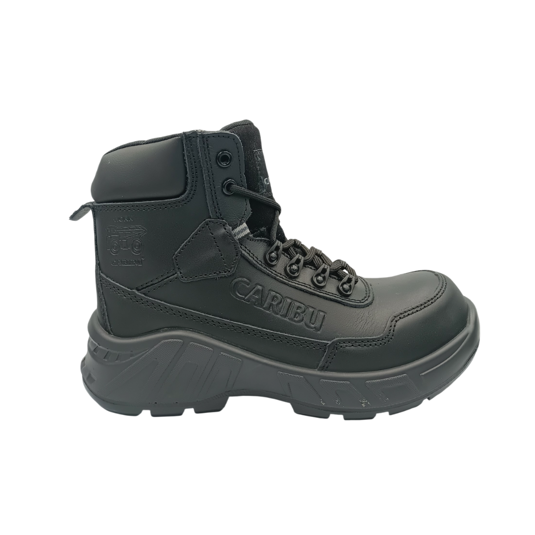 Bota Industrial Dielectrica de piel Caribu 954 Húngaro Negro para Hombre - lateral