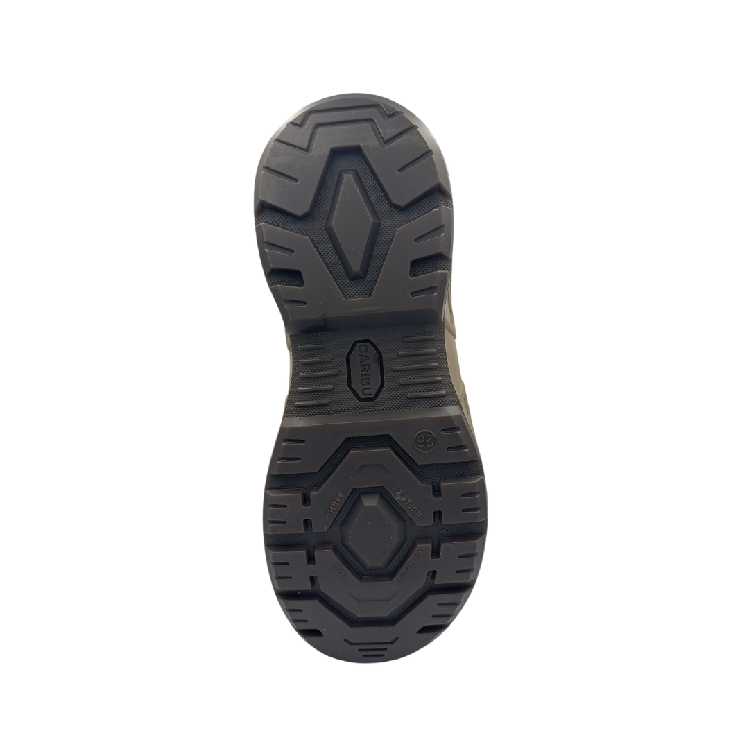 Bota Industrial Dielectrica de piel Caribu 954 Nobuck Paja para Hombre - suela