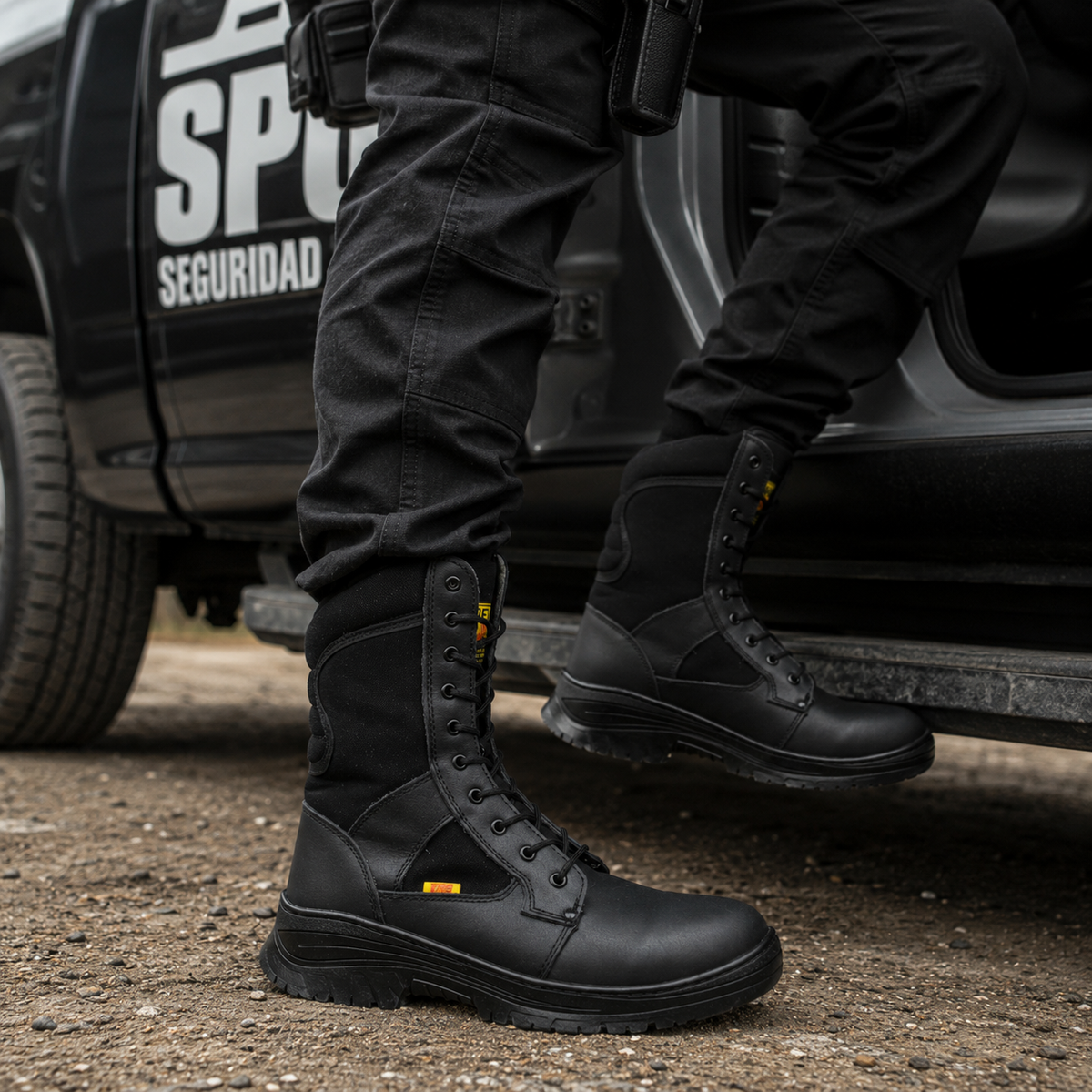 Bota Táctica de piel New Trs 600 Napa Negro para Hombre - estilo de vida