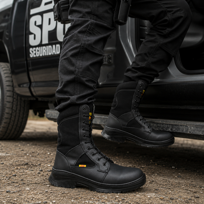 Bota Táctica de piel New Trs 600 Napa Negro para Hombre - estilo de vida