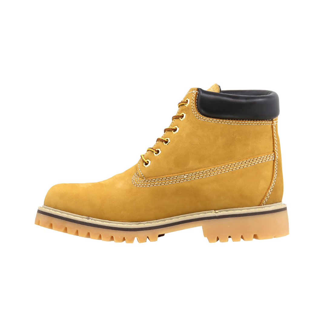 Bota Urbana de piel Afrika 1600 Nobuck Miel para Hombre - lateral izquierdo