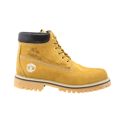 Bota Urbana de piel Afrika 1600 Nobuck Miel para Hombre - lateral
