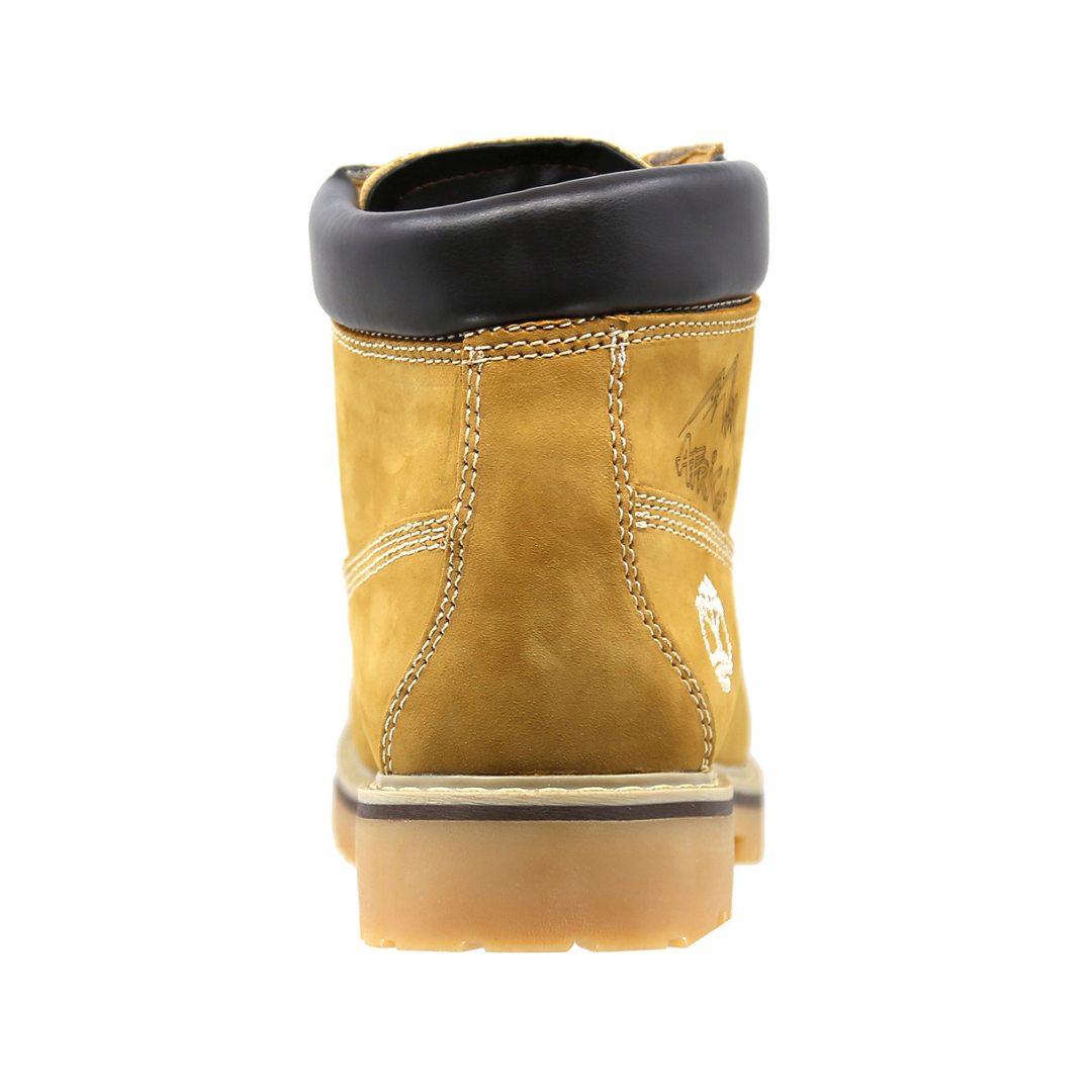 Bota Urbana de piel Afrika 1600 Nobuck Miel para Hombre - atras