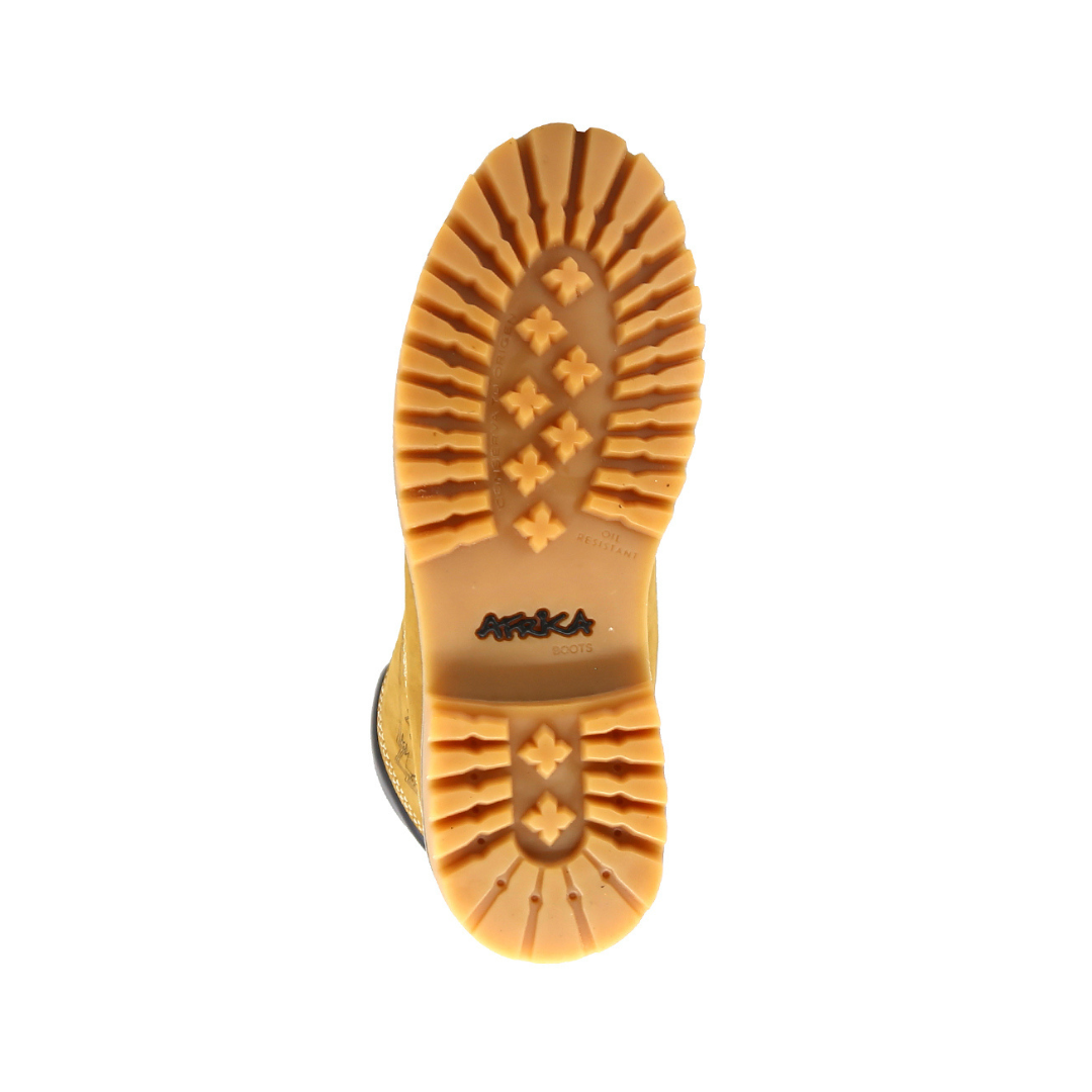 Bota Urbana de piel Afrika 1600 Nobuck Miel para Hombre - suela