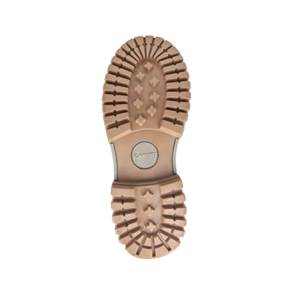 Bota Urbana de piel Caribu 616 Nobuck Paja para Mujer - suela