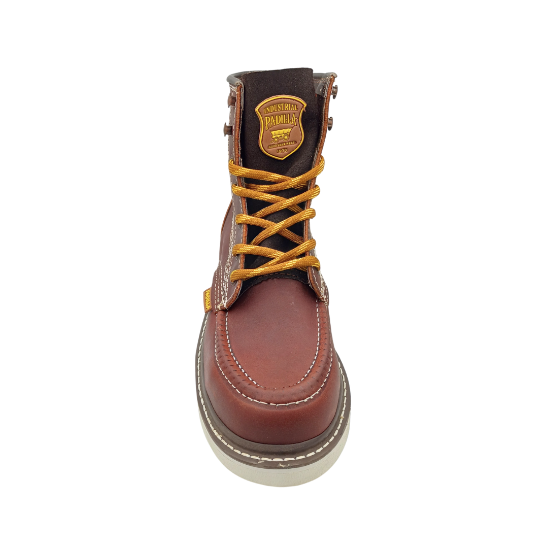 Bota Urbana de piel Padilla A115 Grasso Shedron para Hombre - frontal