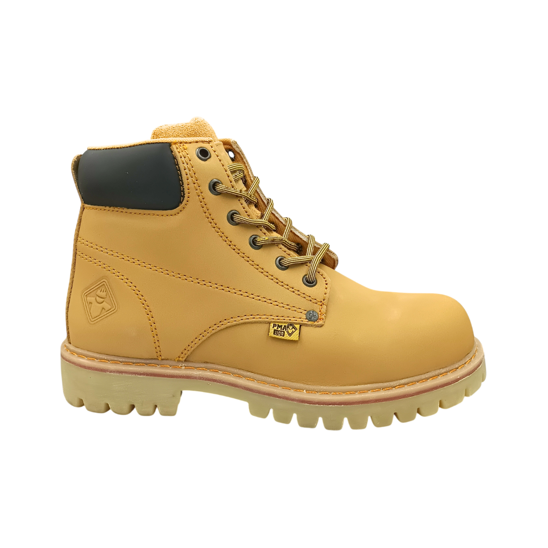 Bota Urbana de piel PMA 136 Nobuck Miel para Hombre - lateral derecho