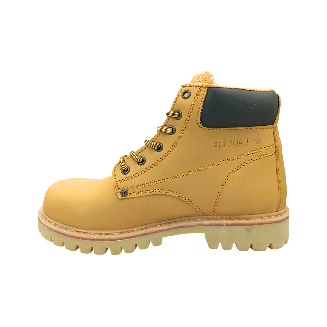 Bota Urbana de piel PMA 136 Nobuck Miel para Hombre - lateral izquierdo