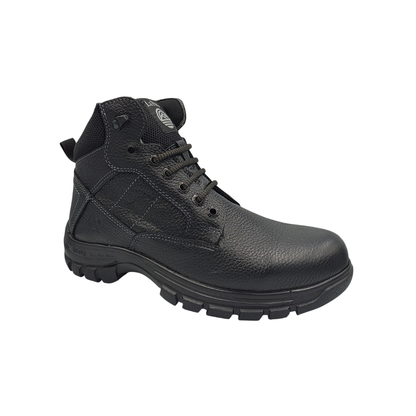 Botín Confort de piel La Pag 021 Flother Negro para Hombre - tres cuartos