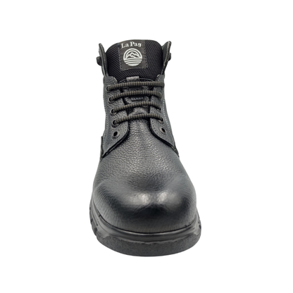 Botín Confort de piel La Pag 021 Flother Negro para Hombre - frontal