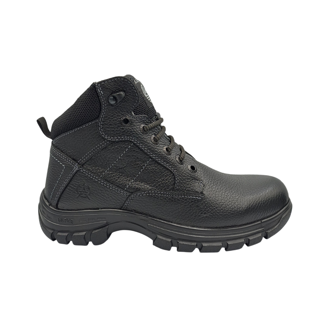 Botín Confort de piel La Pag 021 Flother Negro para Hombre - lateral