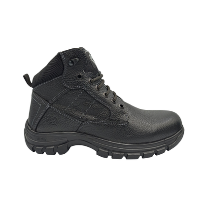 Botín Confort de piel La Pag 021 Flother Negro para Hombre - lateral