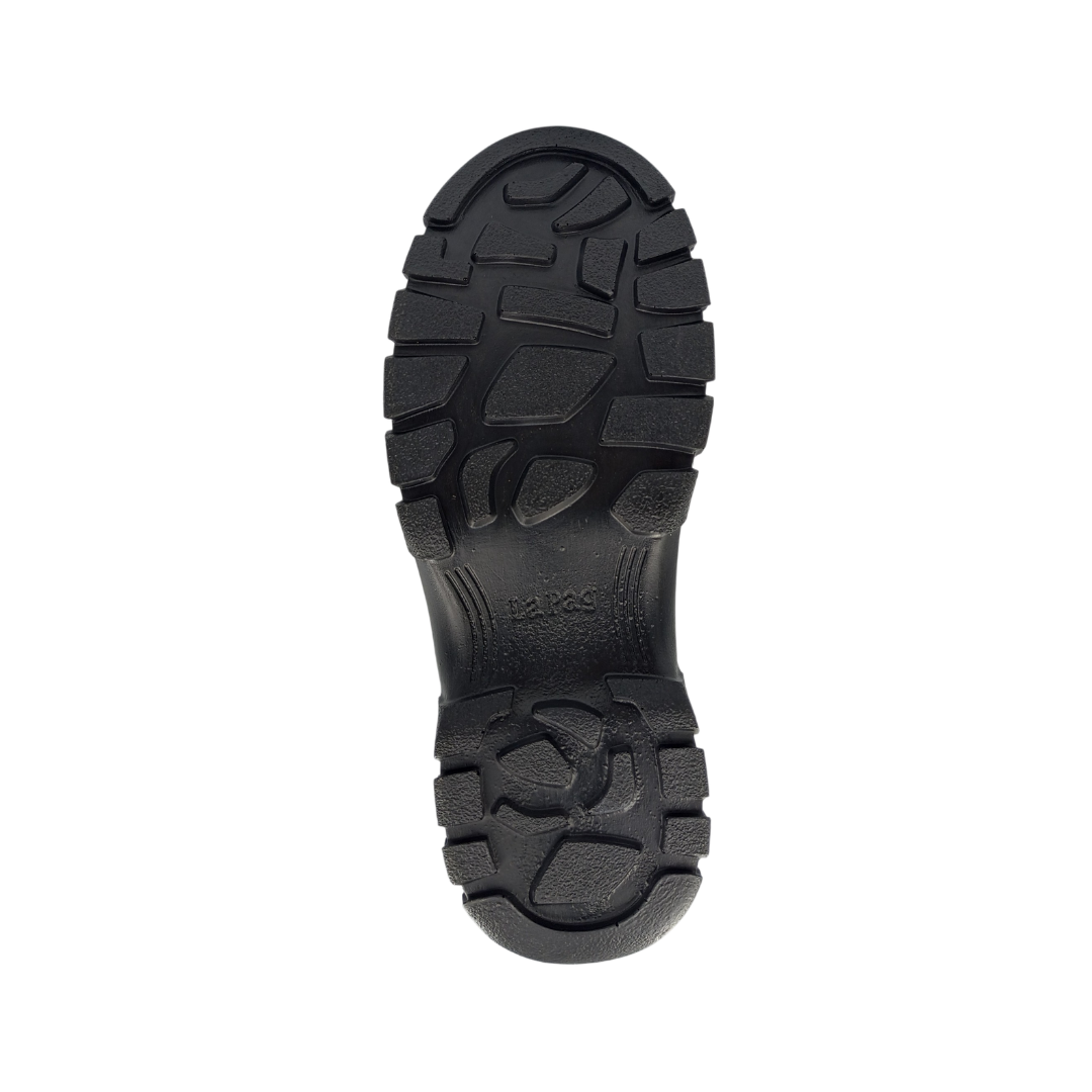 Botín Confort de piel La Pag 021 Flother Negro para Hombre - suela