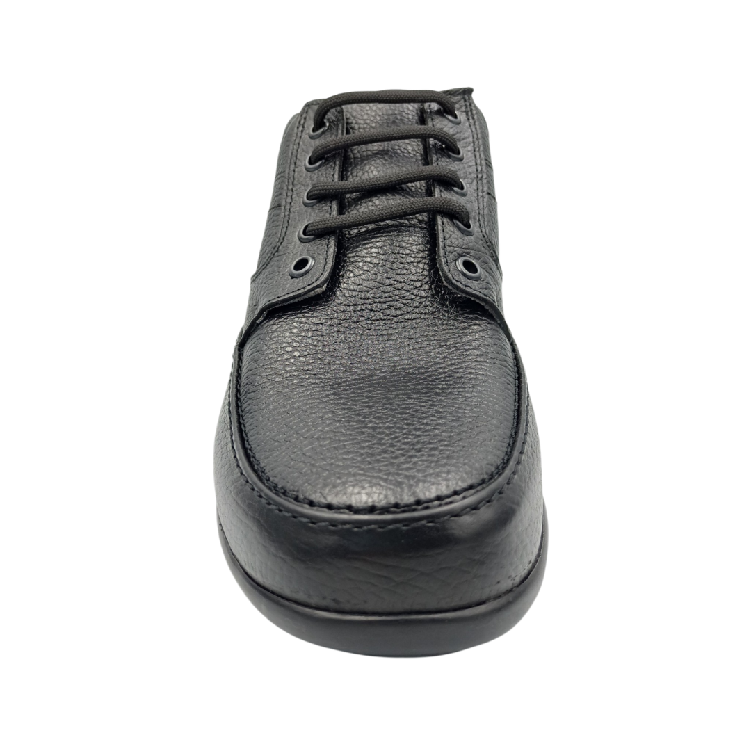 Botín Confort de piel La Pag 856 Flother Negro para Hombre - frontal
