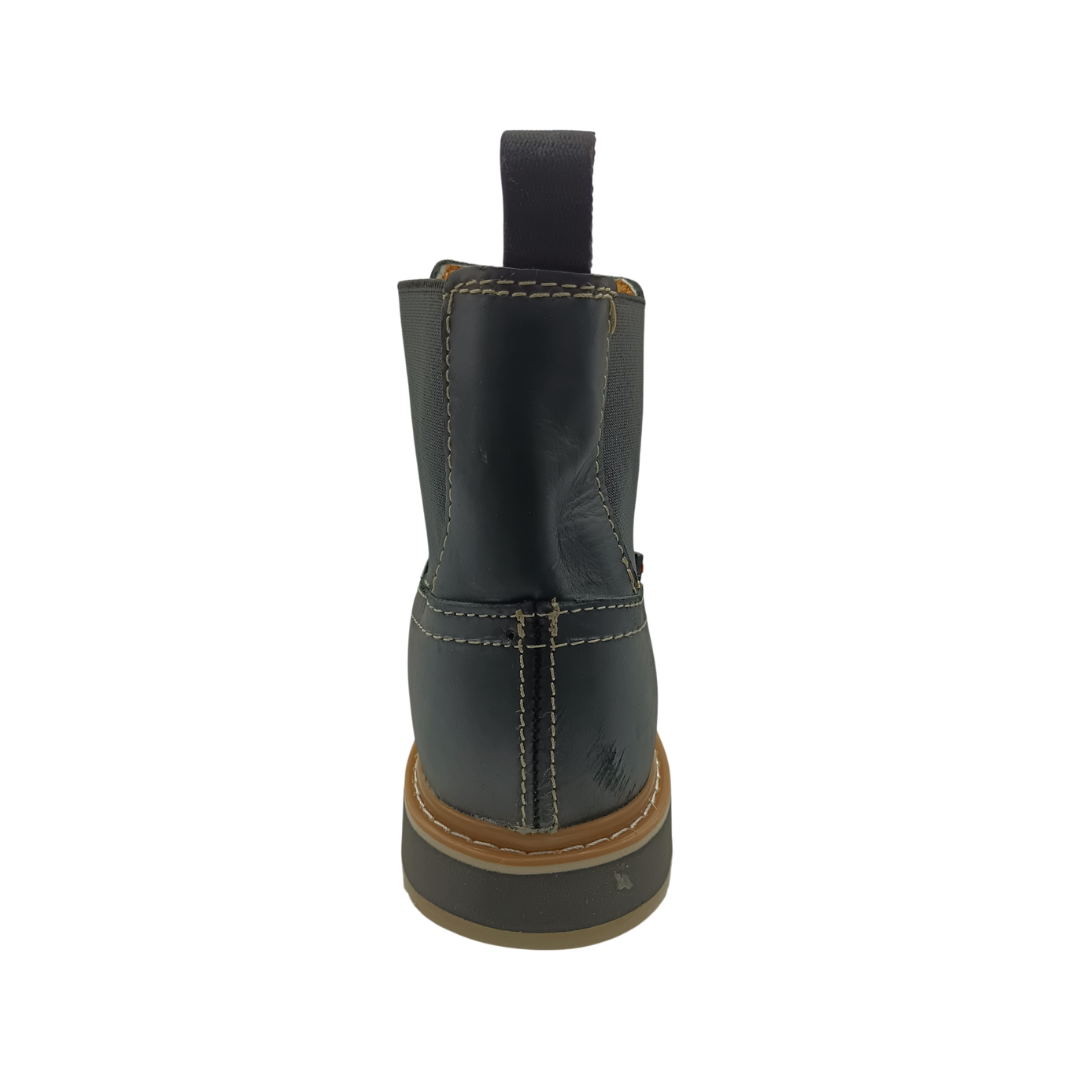 Botín Urbano de piel Ommy 1219 Napa Negro para Hombre - atras