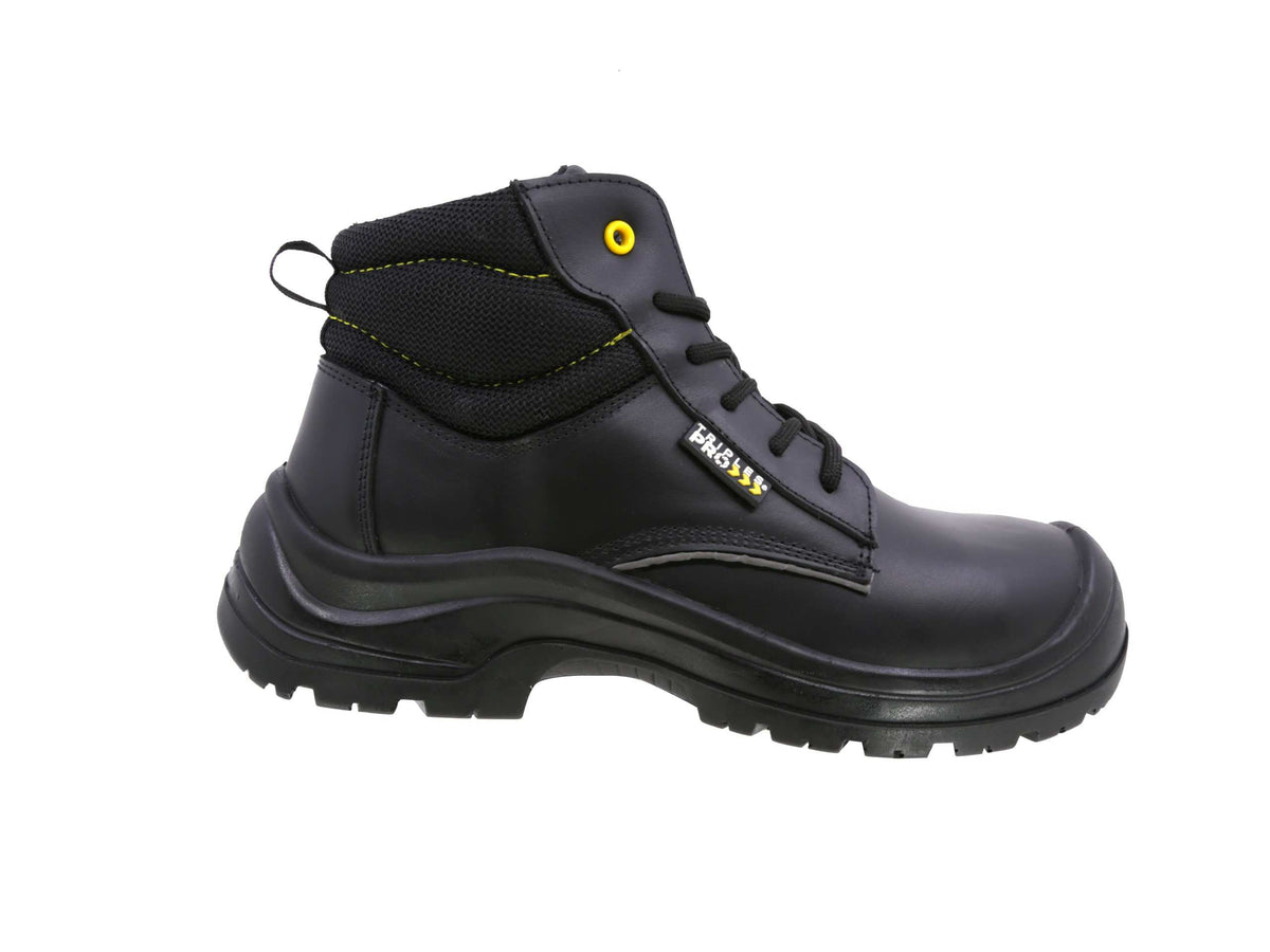 Bota Industrial Dielectrica de piel con puntera de protección Triples Pro 621 Negro