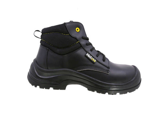 Bota Industrial Dielectrica de piel con puntera de protección Triples Pro 621 Negro