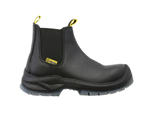 Bota Industrial Dielectrica de piel con puntera de protección Triples Pro 504 Negro