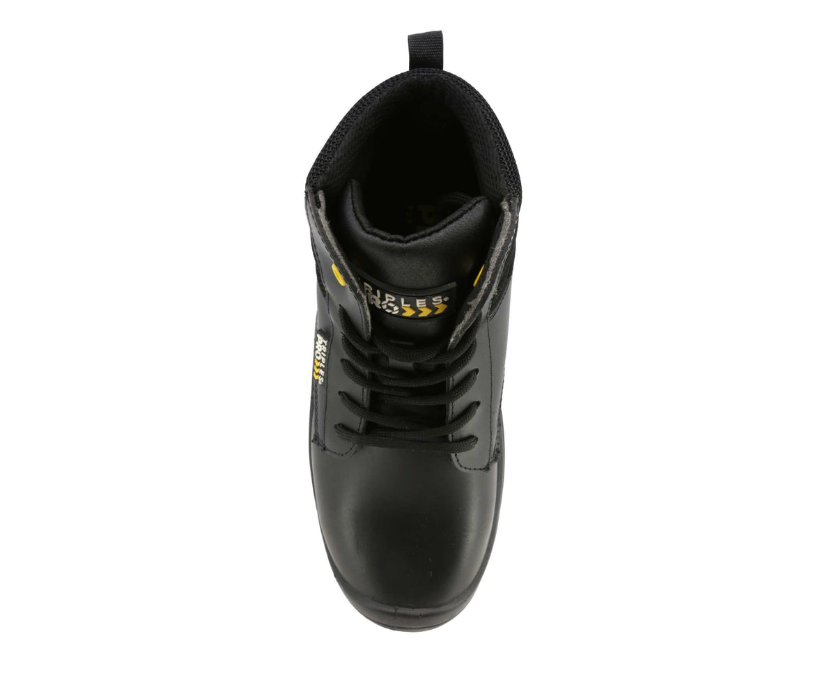 Bota Industrial Dielectrica de piel con puntera de protección Triples Pro 621 Negro