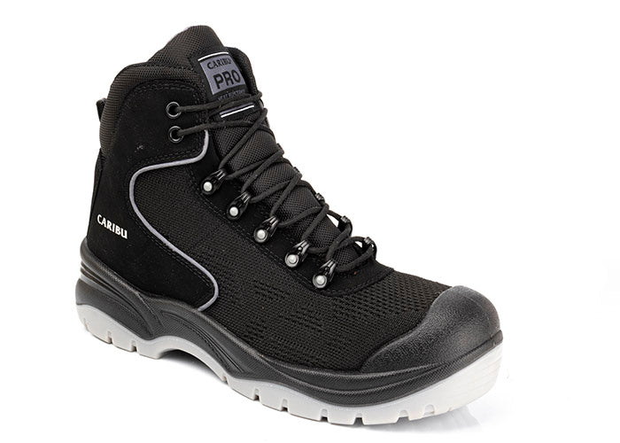 Bota Industrial Dielectrica textil con puntera de protección Caribu 317 Gris