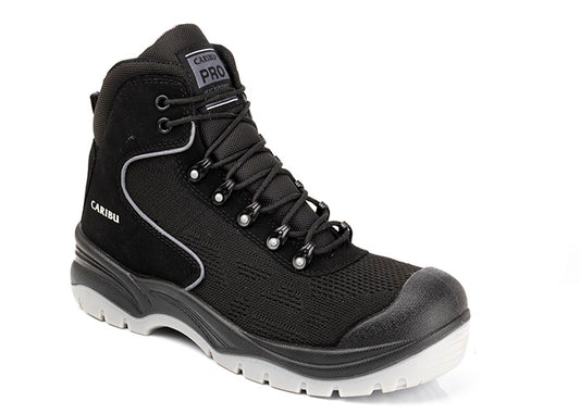 Bota Industrial Dielectrica textil con puntera de protección Caribu 317 Gris