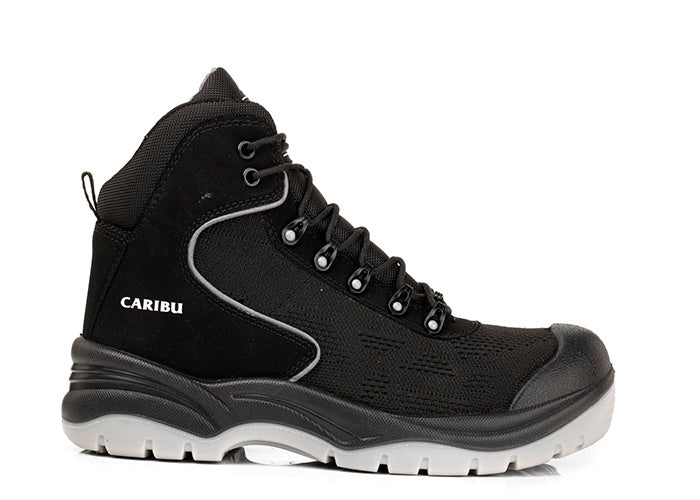 Bota Industrial Dielectrica textil con puntera de protección Caribu 317 Gris